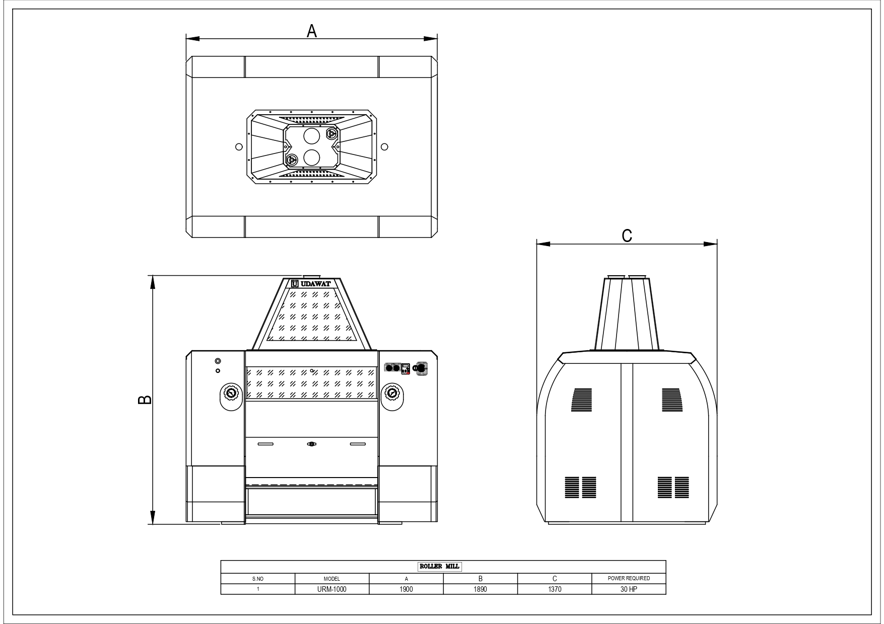 Automatic Roller Mill